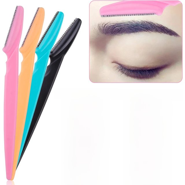 3/5/10/12Pcs Set Precision Eyebrow Razor Kit - Multipurpose Exfoliating Dermaplaning Tools and Facial Razor for women and Men