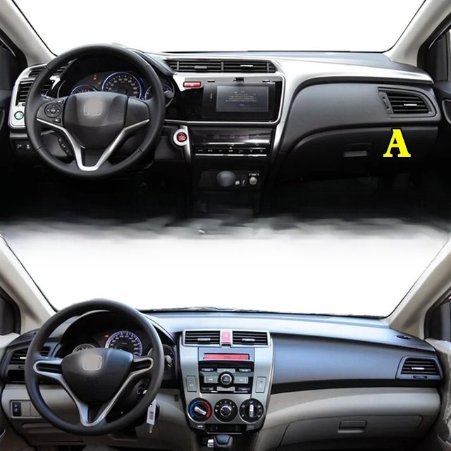 For Honda City GM2 GM3 GM6 Dashmat Dashboard Cover Instrument Panel Sunscreen Protective Pad Dash Mat Anti-Dirt Ornaments