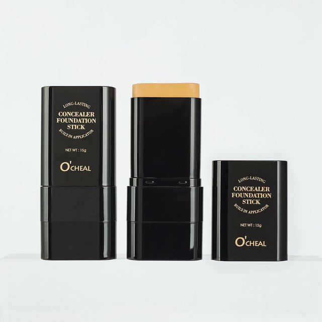 O'cheal Two In One Concealer Foundation Stick Facial Matte Waterproof Bronzer Contouring Face Coverage Moisturizing Makeup Cream
