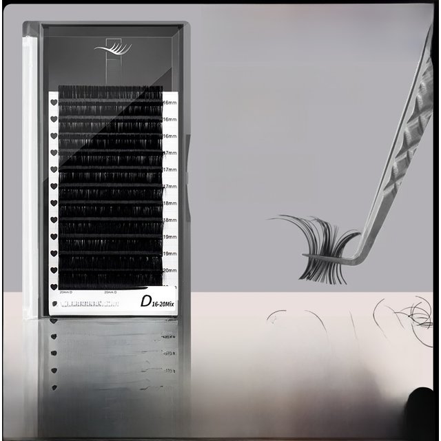 Winky Beauty Super Soft Classic Individual Eyelash Extension Lashes 20mm Natural Light Full Dense for Beauty Makeup