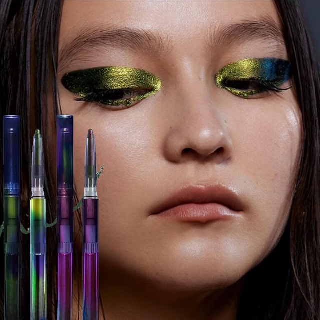 Kaleidos Eyeliner Gel Pencil Waterproof Chameleon Colour Long Wear Glitter Metallic Waterproof Eye Pen