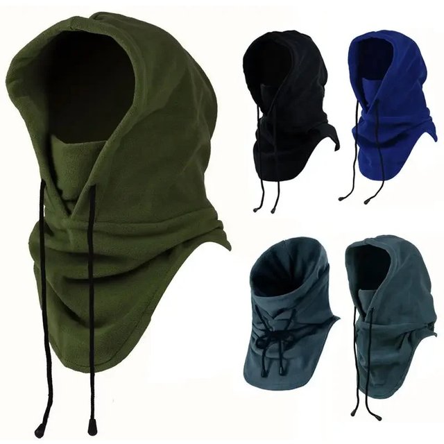 Mask Full Face Mask Fleece Cap Balaclava Neck Warmer Hood Winter Sports Ski Men Women Tactical Mask Men Mask Sun Warm Headgear