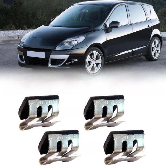 New 1/2/4PCS Hook Holder Fastener Clips For MEGANE 2 SCENIC 2 LAGUNA 2 MEGANE 3 SCENIC 3 8200163859 Sunscreen Curtain Clip