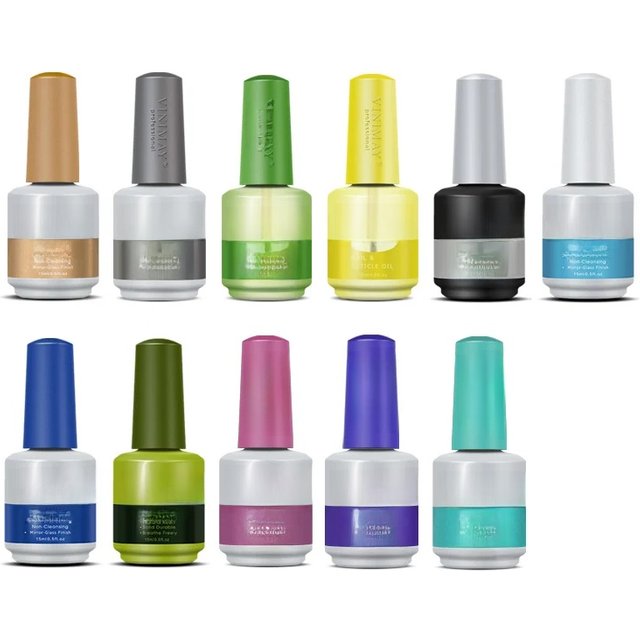 VINIMAY Base Top Coat Gel Nail Polish Acid Free Primer Varnish Hybrid Semi Permanent Matte Top Sonax Nails Reinforce Rubber Base
