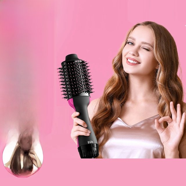 Hair Dryer Brushes for women Blow Drying Travel Hair Dryer Straightener Curler Massager One Step Volumizer Hot-Air Hair Brushes