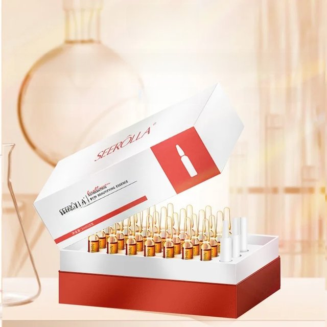 Astaxanthin Anti Wrinkle Facial Ampoules Sets Remove Dark Spots Melanin Brighten Shrink Pores Moisturizing Fade Fine Lines 28pcs