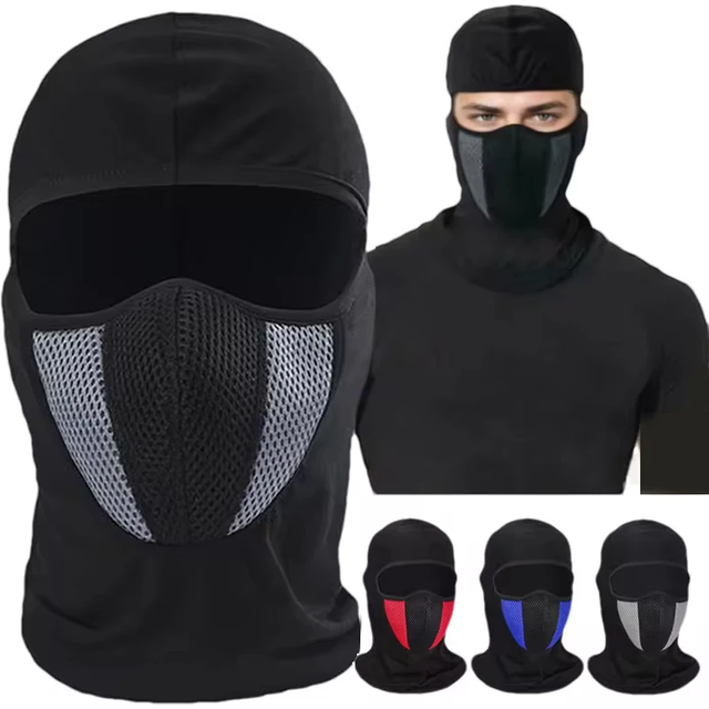 Summer Full Face Mask Hat Bicycle Motorcycle Balaclava for men Women Sports Cycling Dustproof Windproof Mask Scarf Headgear