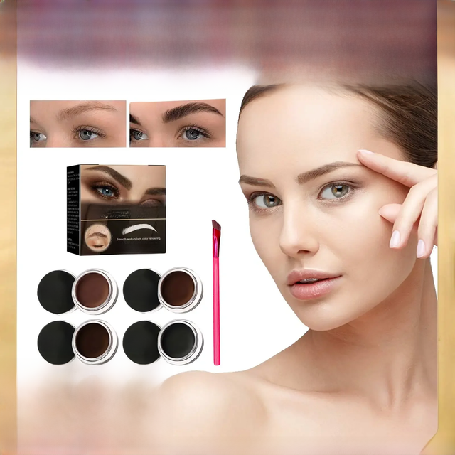EELHOE Eyebrow Cream Waterproof Long Lasting Dyeing Natural Eye Makeup and Multi-function Eyebrow Brush Tools Eyebrow Wild Cream