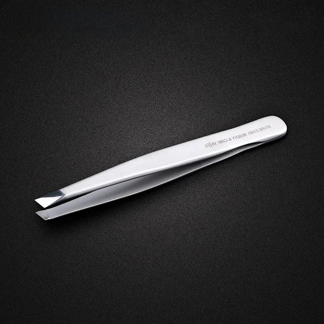STALEKS TBC-10-3 Eyebrow Tweezers Professional High-Quality Stainless Steel Hair Removal Tweezer Makeup Tool
