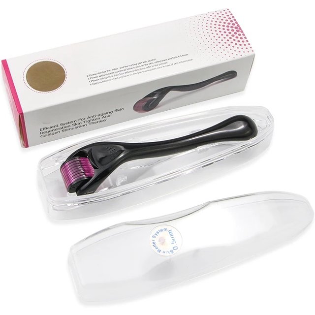 540 Derma Roller Medical Grade Skin Care Microneedling Face Roller Dermaroller for Skin Rejuvenation and Hair Growth