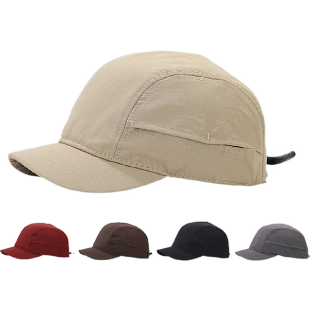 Baseball Caps Cotton Adjustable Sun Protection Quick Dry Sunscreen Hats Short Brim Hip Hop Golf Dad Hat Snapback Caps