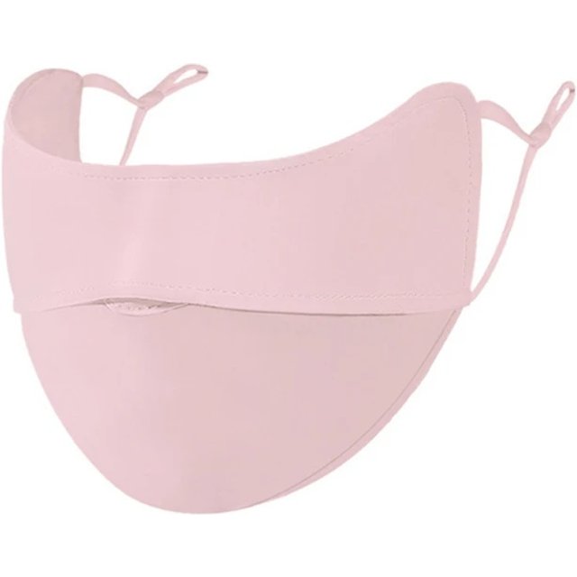 Sunscreen Mask Women Fashion Breathable Summer Ice Silk Cycling Cool Feeling UV Resistant Skin Friendly Cycling Shopping Mask