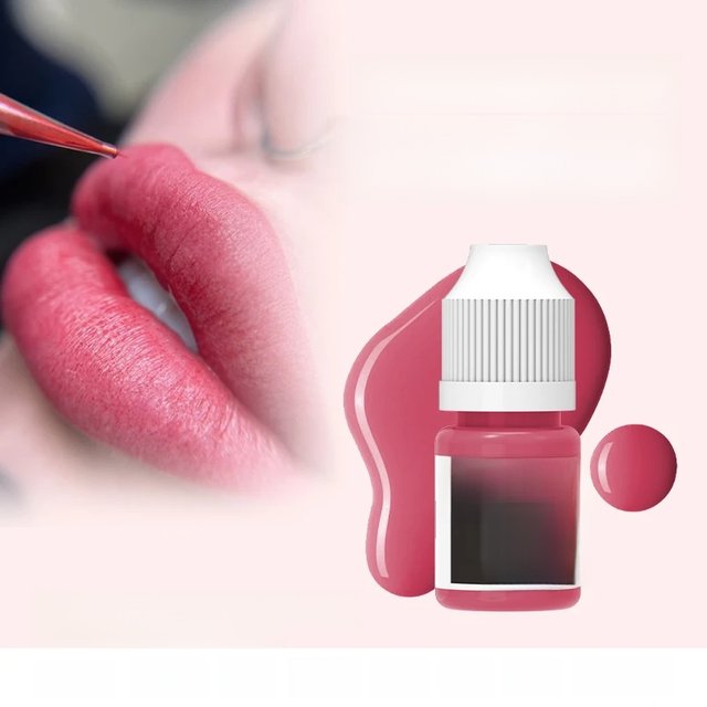FAMISOO 5ml Tattoo Lip Tattoo Permanent Makeup Eyebrow Lip Liner Cosmetic Tattoo Color Pigment Supplement
