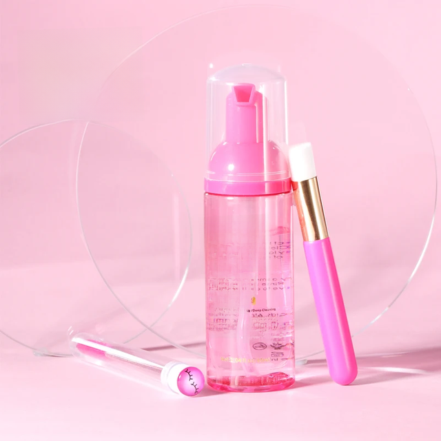 Free RISI Lash Extension Shampoo Non-irritating Lash Shampoo For Eyelash Extensions Super Gentle Eyelash Extension Shampoo Kit