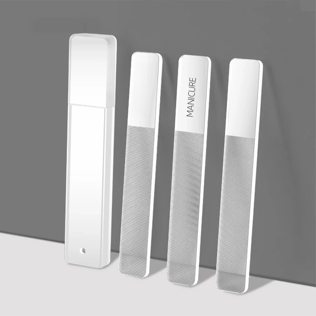 Nano Glass Nail File Transparent Crystal Nail Polish Rubbing Strip Polishing And Shining Nail Enhancement Tool