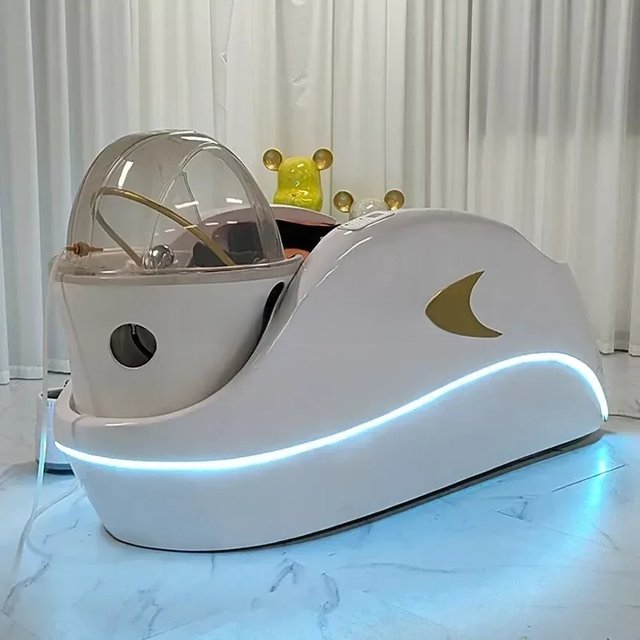 Japanese Portable Shampoo Chair Massage Head Spa Shower Head Water Circulation Beds Therapy Lettino Massaggio Furniture MQ50XF