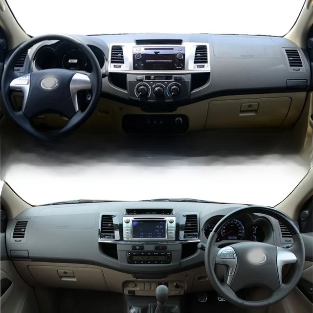 For Toyota Fortuner N215 N50 N60 N205 N51 N5 N6 2005-2015 Dashmat Dashboard Cover Instrument Panel Sunscreen Anti-Dirt Proof Pad