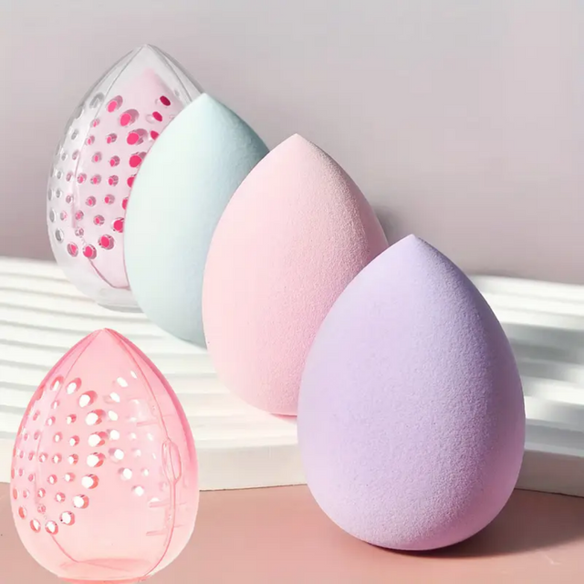 Beauty Egg Storage Box, Makeup Sponge Storage Box, Used for Drying and Storing Cosmetics, Suitable for Foundation Sponges