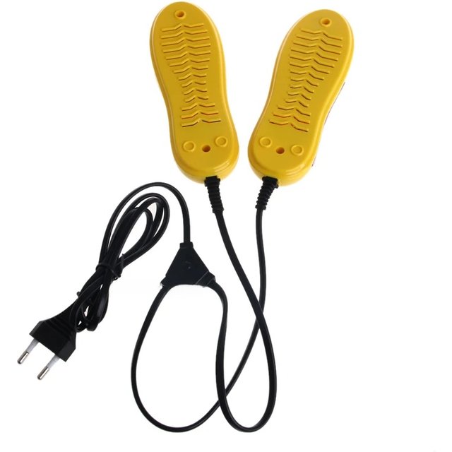 220V 10W EU Plug Racing Car Shape Light Voilet Shoe Dryer Odor Deodorant Heater Retailsale