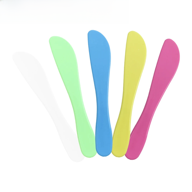 10pcs Dental Plastic Spatula Cement Powder/Mold Material Mixing Knife Gypsum Mixer Spatula Teeth Whitening Dentistry Lab Product