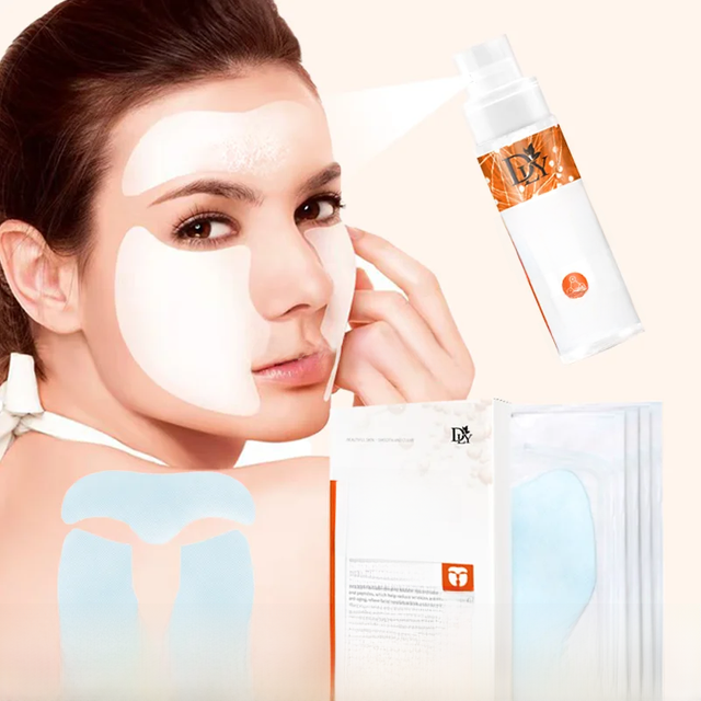 Nano Hydrolyzed Collagen Protein Film Mask Face Serum Spray Set Wrinkle Repair Soluble Face Filler Brightening Skin Care Product