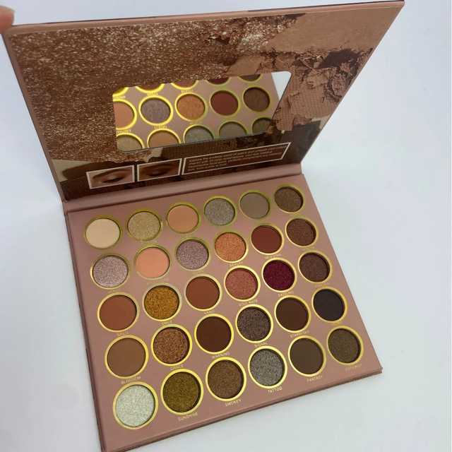 30 Colors Eyeshadow Palette Punk Smokey Cool Toned Eyeshadow Palette Smokey Nude Eye Pigments Makeup Cosmetics