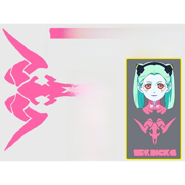 Anime Edgerunners Rebecca Cosplay Tattoo Stickers Martinez David Accessories Neck Waist Legs Make Up Stickers Halloween Party