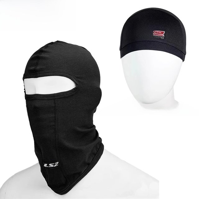 Original LS2 Balaclava Men Motorcycle Face Mask Summer Ice Silk Motocross Riding Mask Sun UV Protection Motorcycle Headwear Mask
