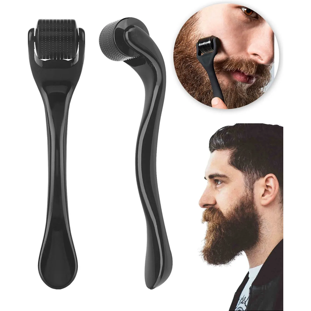 540 Needles for Facial Body Hair Growth Derma Roller for Skin Beard 0.2mm 0.25mm 0.3mm Needle Micro Face Roll Tool