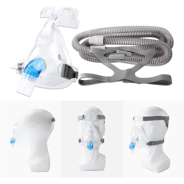 Nasal Mask Full Face Mask CPAP Auto CPAP APAP BIPAP Machine Reusable Nose Facial Mask for CPAP Machine Anti Snoring Sleep Aiding