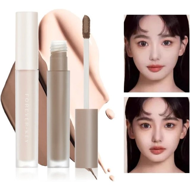 Forever Key Liquid Contour Stick Matte Hydrating Lightweight for Nose Shadow Contouring Highlighting Side Brightening Makeup