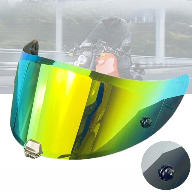 Rpha11 Visor for HJC HJ26 Rpha 70 St HJ-26st Dustproof Windproof Uv Protection Sunscreen Electroplated Lentes Para Casco De Moto
