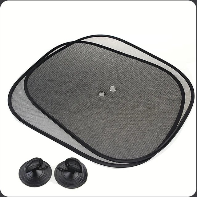 1Pair Car Front Rear Side Window Sunshade Universal Sunscreen Sun Shade Reflective Shade Cover Auto Curtain Accessories For SUV