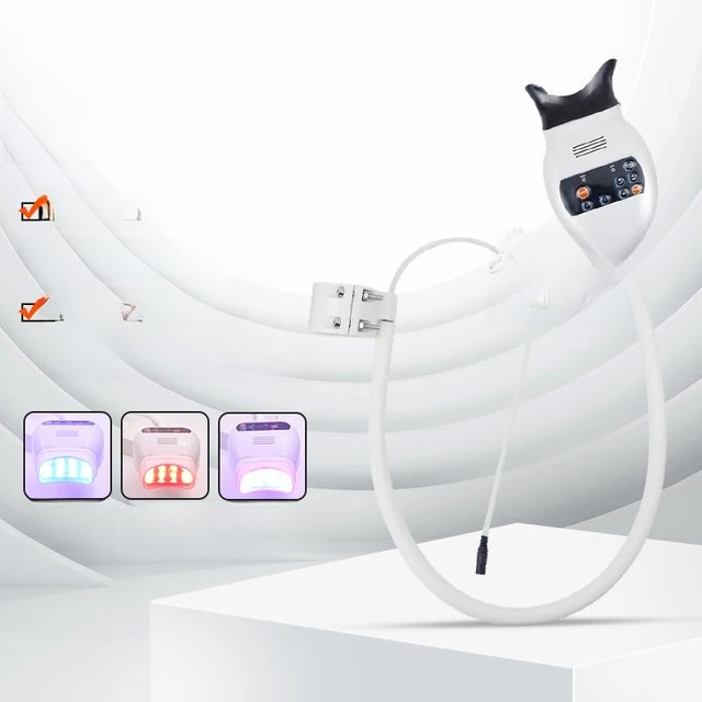 SPTA Dental 3Color Teeth Whitening Machine LED Light Cold Light Lamp Dentistry Equipment Tool Dental Unit Tooth Bleaching Lamp
