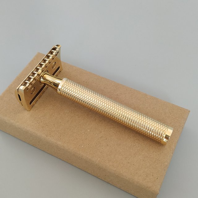 Dscosmetic Z0 Razor CNC Made Double Edge Safety Razor Mirror Polished