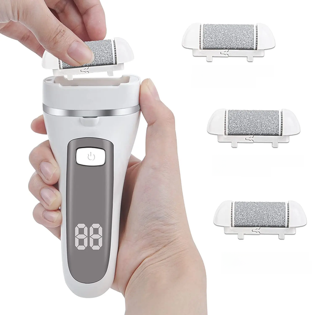 6PCS/3PCS NEW Foot Care Tool Heads Pedicure Hard Dead Skin Callus Remover Refills Replacement Rollers Electric Foot File
