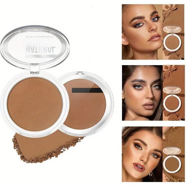 Matte Contouring Powder Nose Side Shadow Powder Face Highlighter Bronzers Contour Makeup Palette Illuminator Make-up Cosmetics