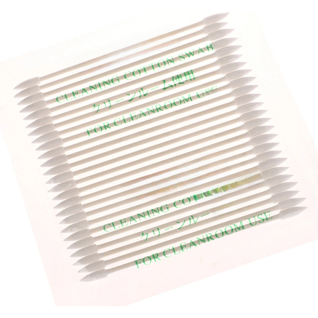 25pcs/bag Disposable Cotton Swab Cosmetics Permanent Makeup Health Medical Ear Jewelry Clean Sticks Buds Tip Cotton Head Swab