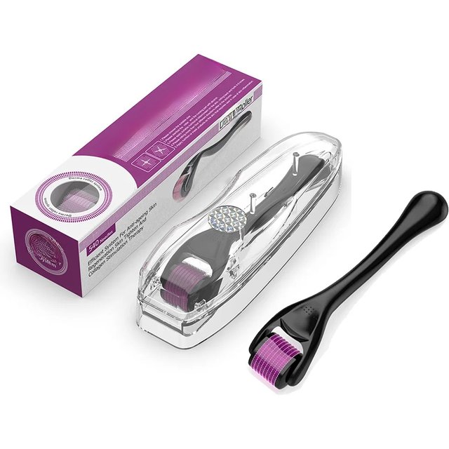 DRS540 Derma Face Roller 540 Pins Medical Grade Microneedling Dermaroller Beauty Skincare Tool with CE and RoHs Certificate