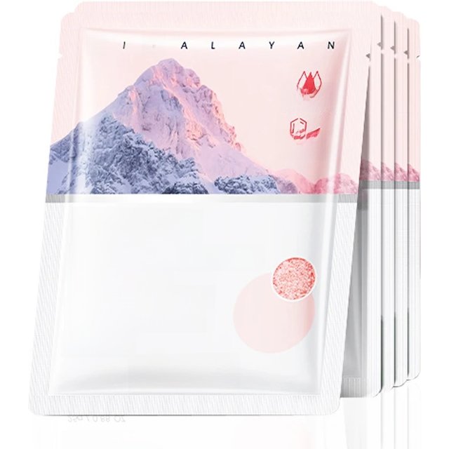 5pcs SADOER Himalayan Pink Salt Face Mask Moisturizing Brightening Firming Hydrating Facial Masks Face Skin Care Products
