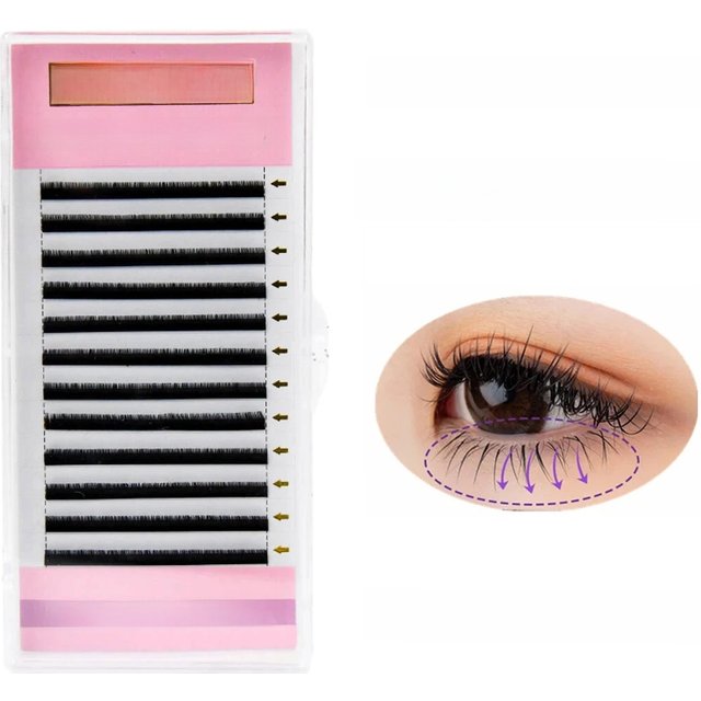 ARTSTAR Bottom Lashes 0.03 0.05 0.07 Russian Volume Eyelashes 6-8mm Short Sizes B J C D CC Curl Under Eyelashes Make upCilios