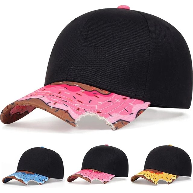 Unisex MUNCHIES Watermelon Embroidery Baseball Caps Spring and Autumn Outdoor Adjustable Casual Hats Hip Hop Hat Sunscreen Hat