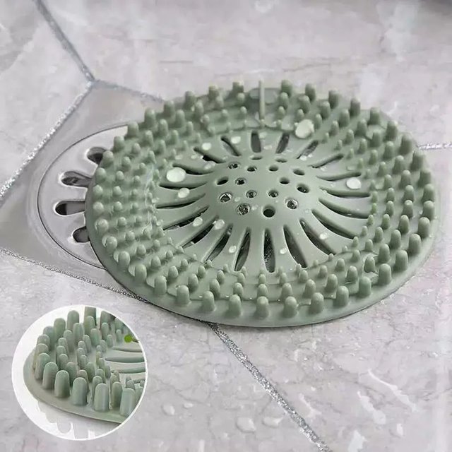 Hair Filter Sink Anti-blocking Strainer Bathtub Shower Floor Drain Stopper Kitchen Deodorant Plug Bathroom Accessories Drain Mat