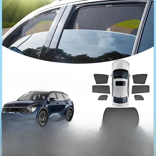 Car Sunshade For Kia Sportage NQ5 LWB Accessories 2023 2024 2025 Magnetic Mesh Visors Sunscreen Window Privacy Tools Accessories