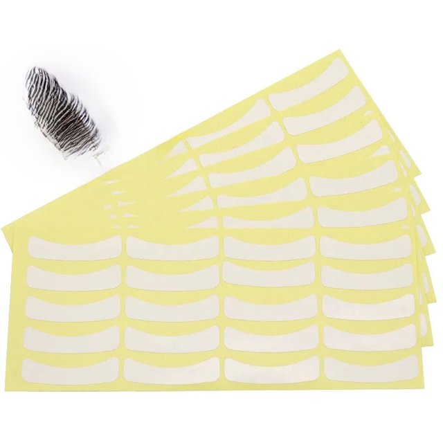 100 pairs Eyelash Extension paper Patches grafting lash Under Eye Pad Tips Sticker Natural Eyelashes Makeup Paper Adhesive Tape