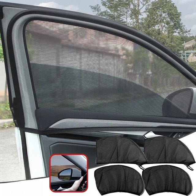 Car Sunshade Anti-mosquito Insulation UV Protective Glass Sunscreen Mesh Reflective Sunshade Protective Window Film For SedanSUV