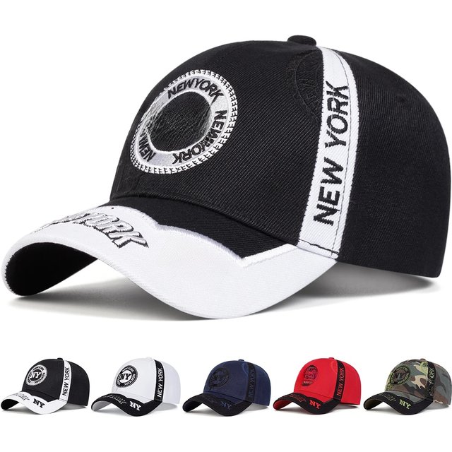 Unisex Letter Embroidery Baseball Caps Spring and Autumn Outdoor Adjustable Casual Hats Sunscreen Hat
