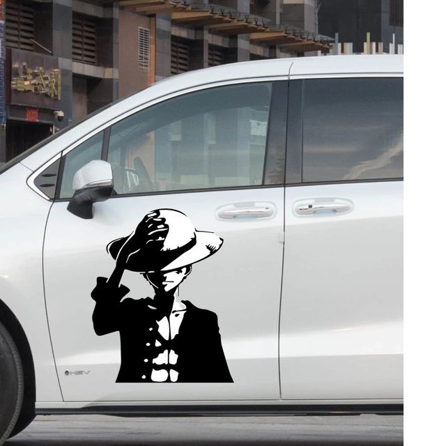 Car Stickers Luffy Personalized Car-styling Sticker Various Sizes Waterproof Sunscreen Vinyl Decalssuitable for All Models