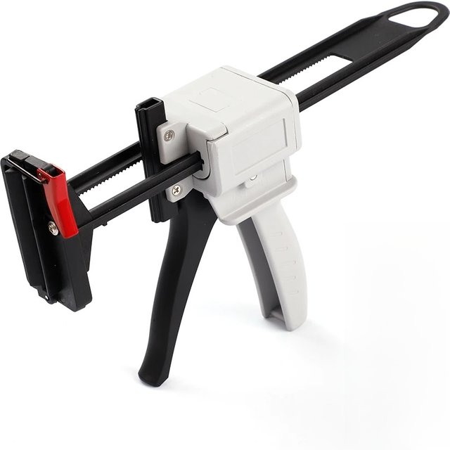 704 Toothpaste Glue Gun Silicone Sealant Gun Manual Glue Gun Auto Repair Tool Manual Extruder Aluminum Tube Glue Extruder