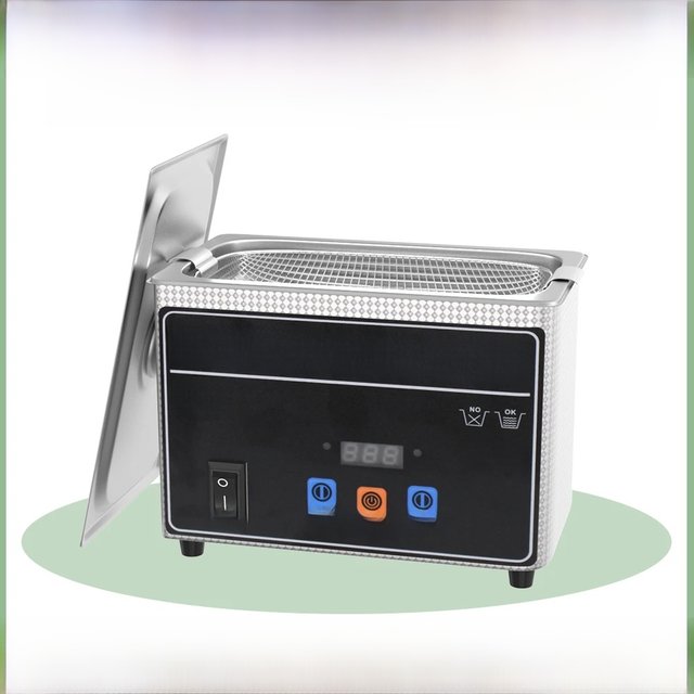Ultrasonic Bath Cleaner Metal Tub Cleaning Dental Jewelry Glasses Sonic Ultrasound Machine Ultrasonic Cleanser for Alignmers Ion